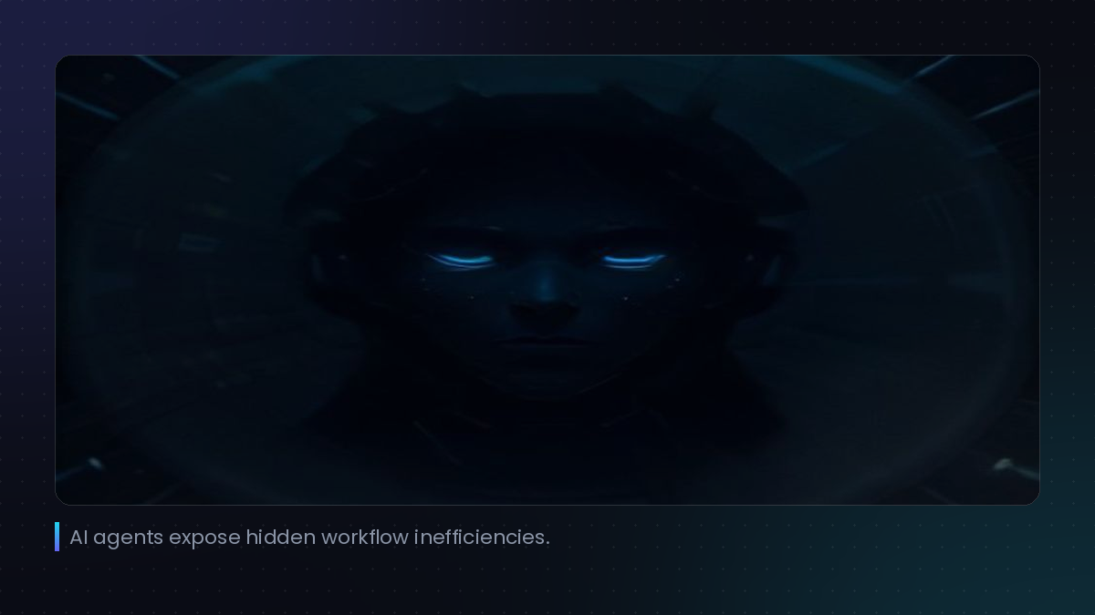 AI agents expose hidden workflow inefficiencies.