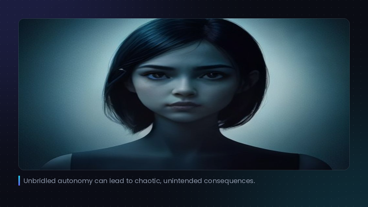 Unbridled autonomy can lead to chaotic, unintended consequences.