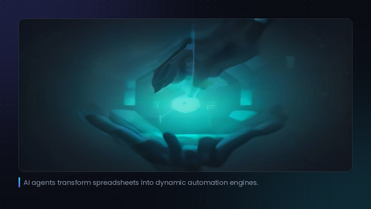 AI agents transform spreadsheets into dynamic automation engines.
