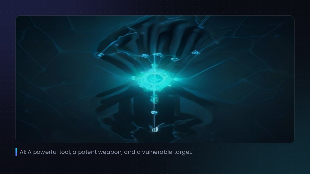 AI: A powerful tool, a potent weapon, and a vulnerable target.
