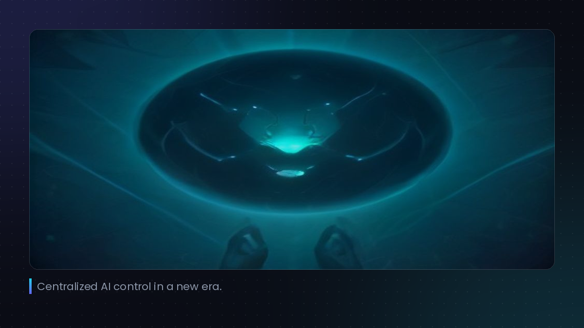 Centralized AI control in a new era.