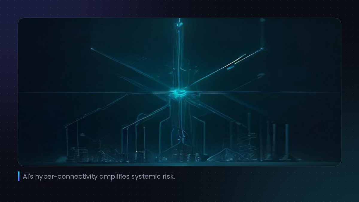 AI&rsquo;s hyper-connectivity amplifies systemic risk.