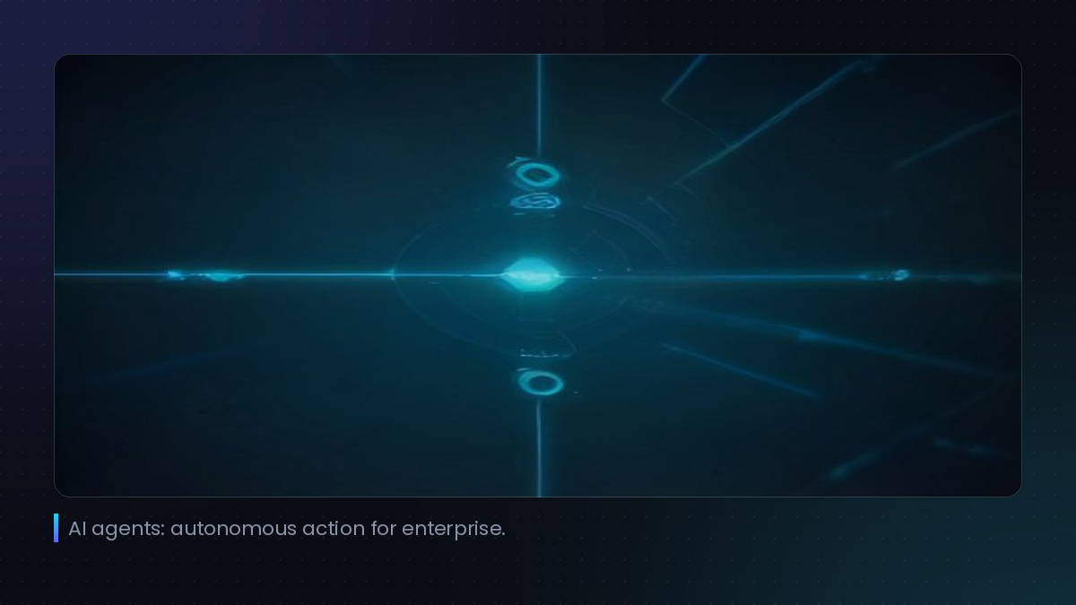 AI agents: autonomous action for enterprise.