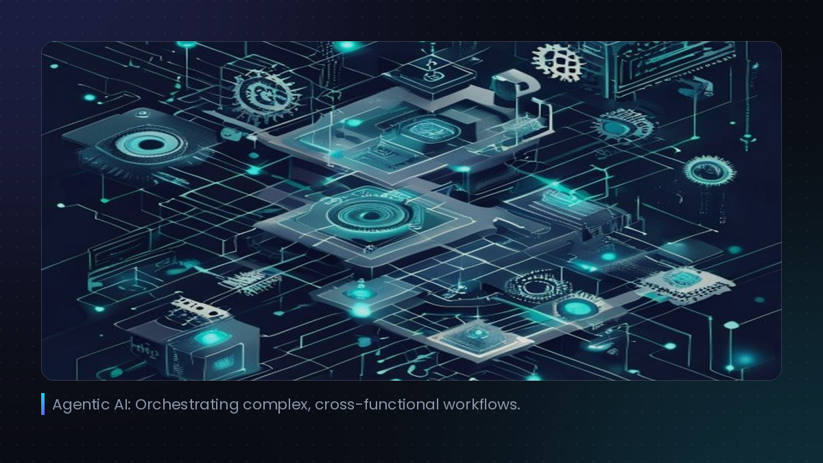 Agentic AI: Orchestrating complex, cross-functional workflows.
