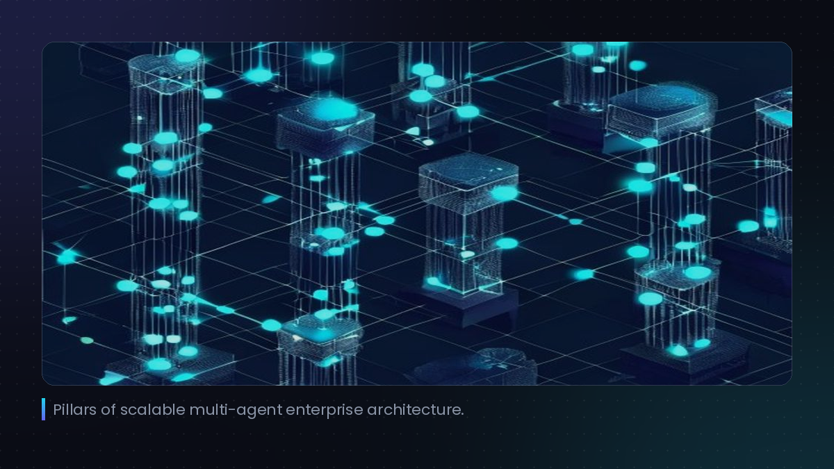 Pillars of scalable multi-agent enterprise architecture.