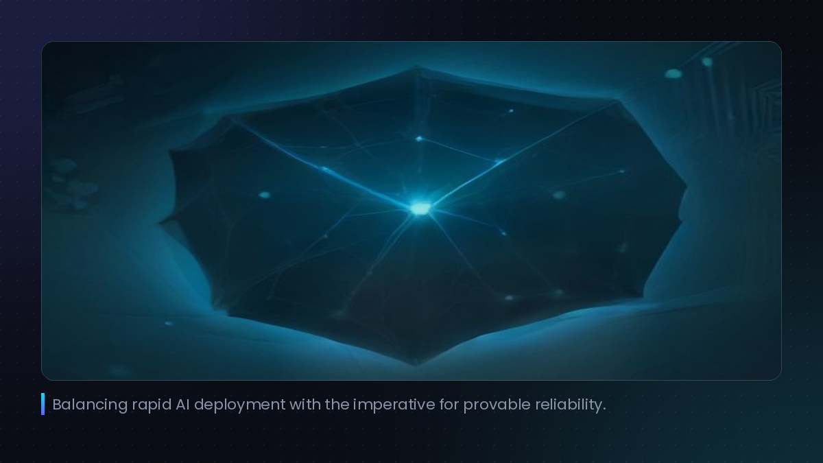 Balancing rapid AI deployment with the imperative for provable reliability.