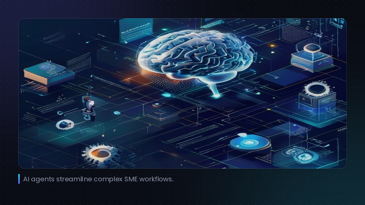 AI agents streamline complex SME workflows.