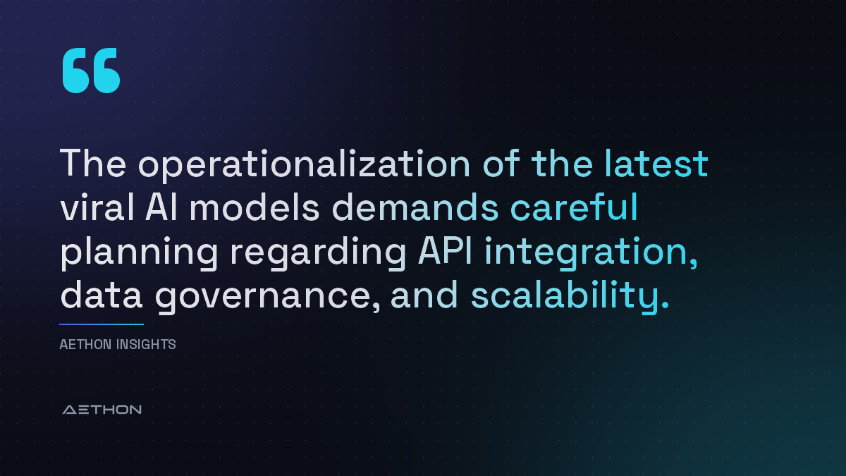 The operationalization of the latest viral AI models demands careful planning regarding API integration, data governance, and scalability.