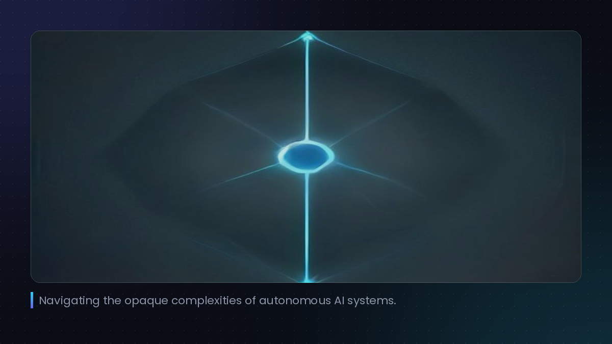 Navigating the opaque complexities of autonomous AI systems.