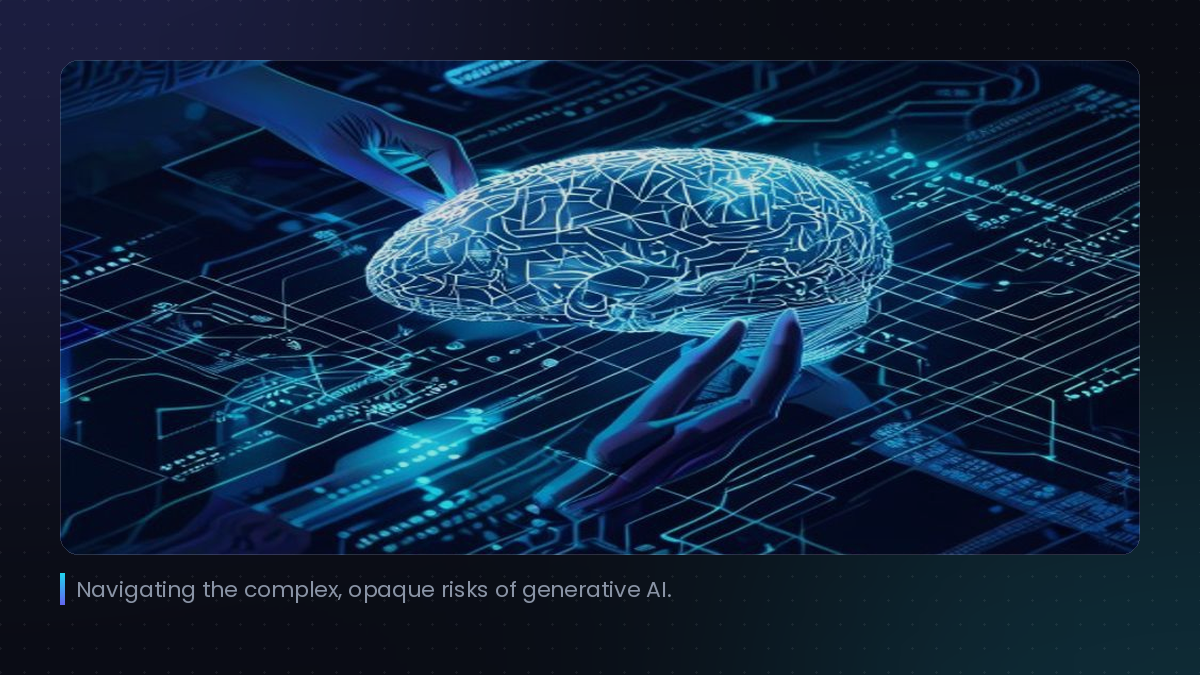 Navigating the complex, opaque risks of generative AI.