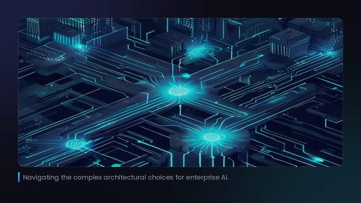 Navigating the complex architectural choices for enterprise AI.