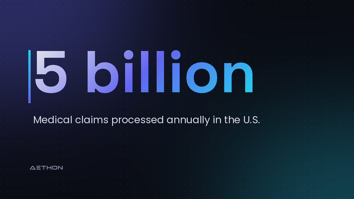 5 billion — Medical claims processed annually in the U.S.