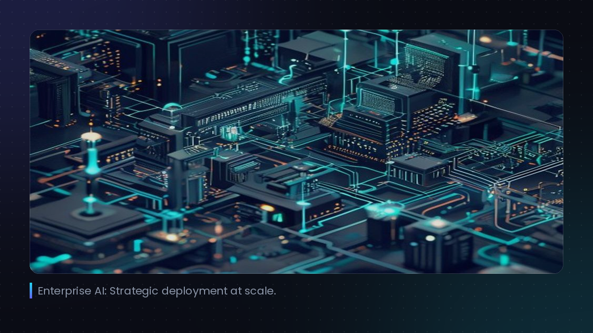 Enterprise AI: Strategic deployment at scale.