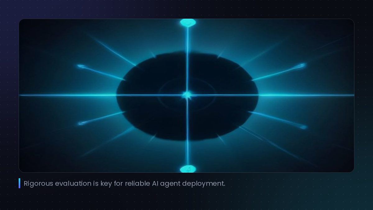Rigorous evaluation is key for reliable AI agent deployment.