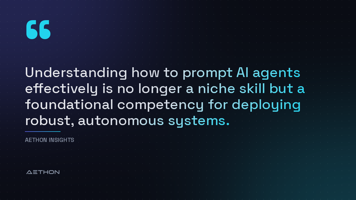 Understanding how to prompt AI agents effectively is no longer a niche skill but a foundational competency for deploying robust, autonomous systems.