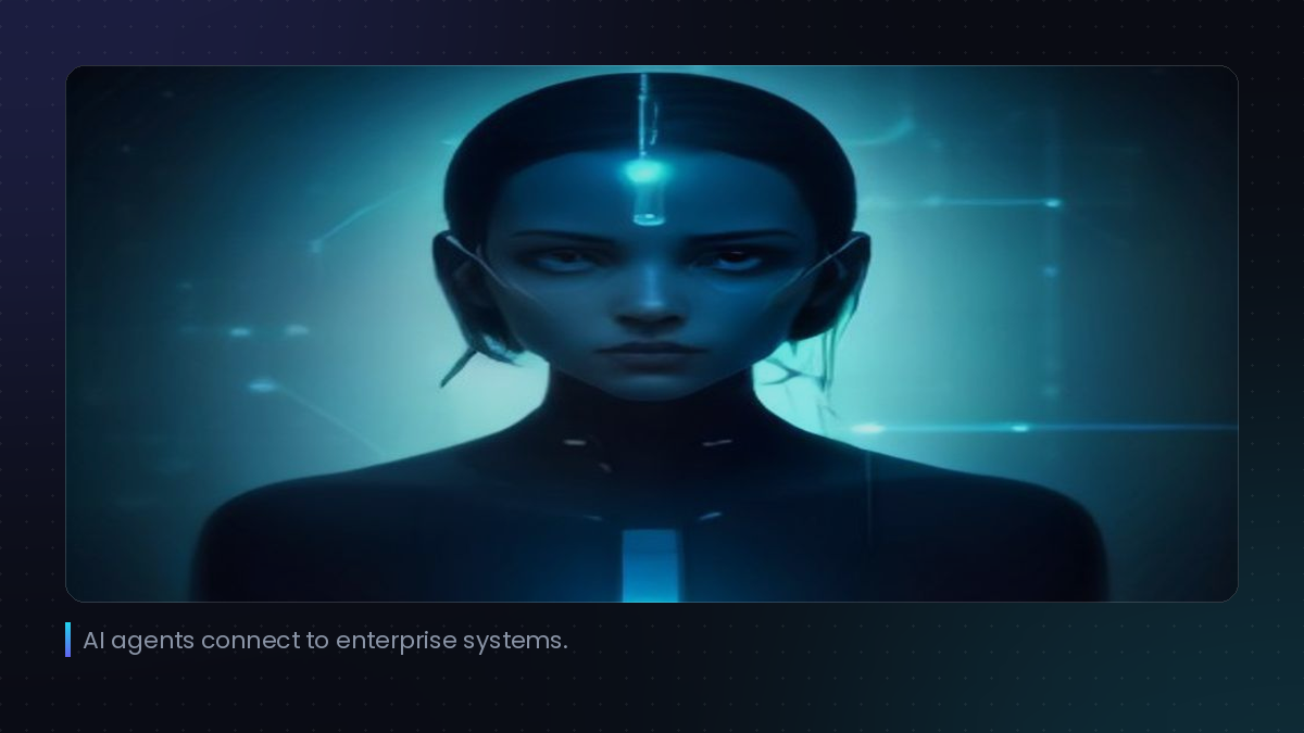 AI agents connect to enterprise systems.