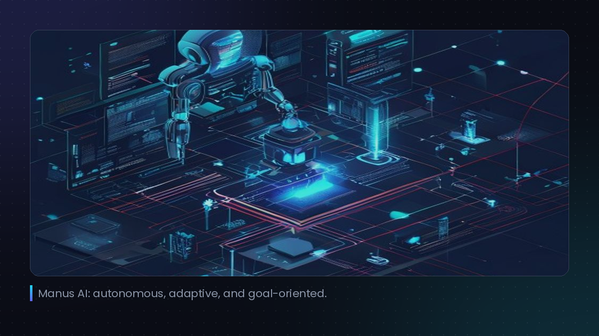 Manus AI: autonomous, adaptive, and goal-oriented.