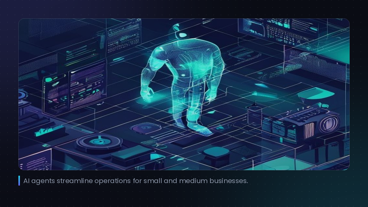 AI agents streamline operations for small and medium businesses.