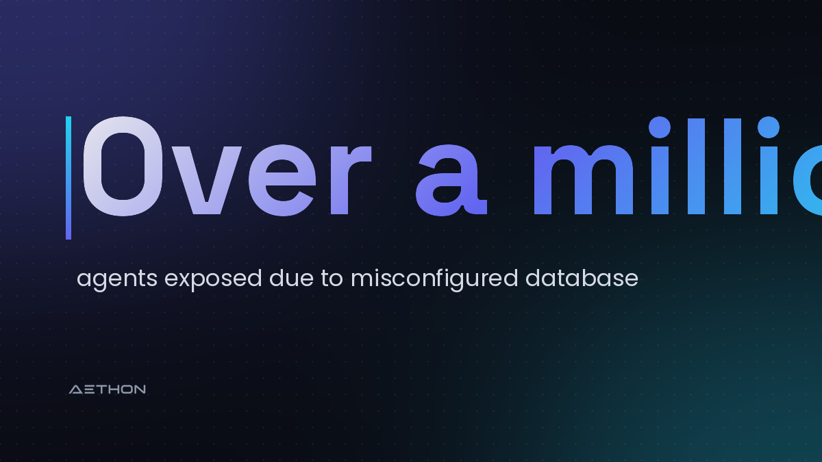Over a million — agents exposed due to misconfigured database