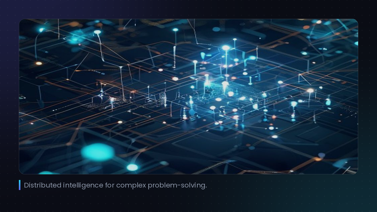 Distributed intelligence for complex problem-solving.