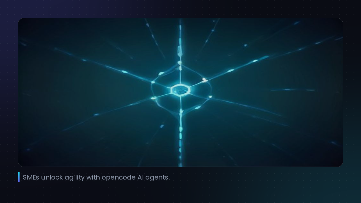 SMEs unlock agility with opencode AI agents.
