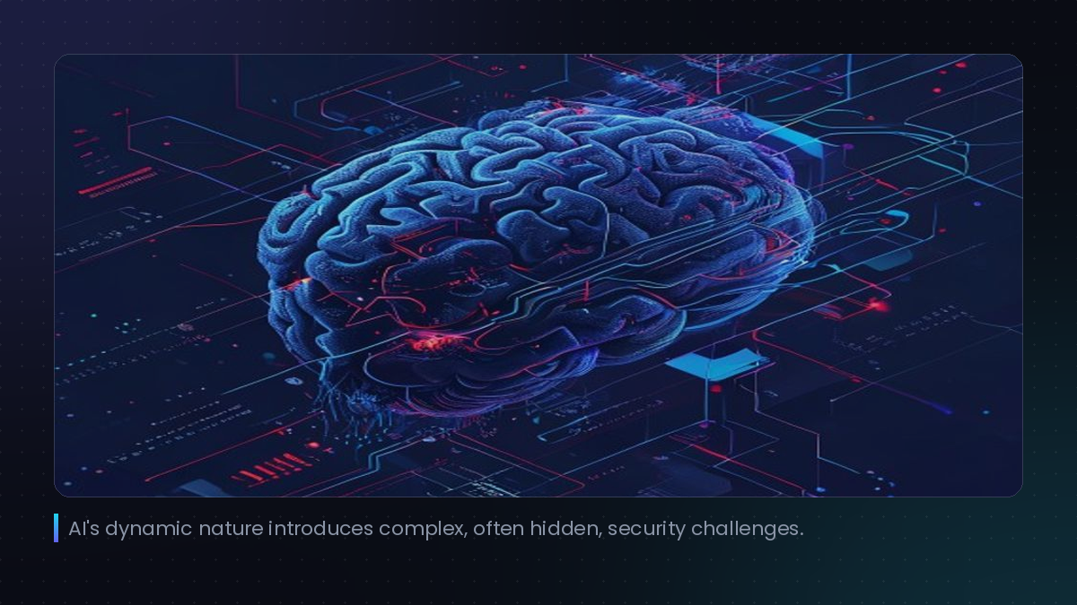 AI’s dynamic nature introduces complex, often hidden, security challenges.