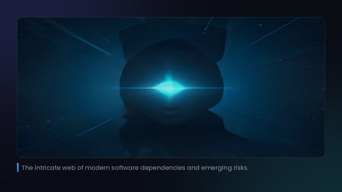 The intricate web of modern software dependencies and emerging risks.