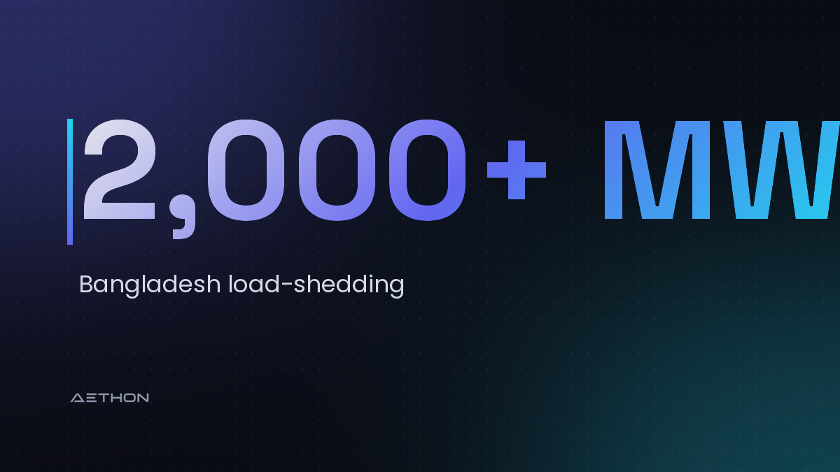 2,000+ MW — Bangladesh load-shedding