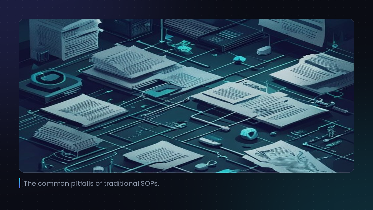The common pitfalls of traditional SOPs.