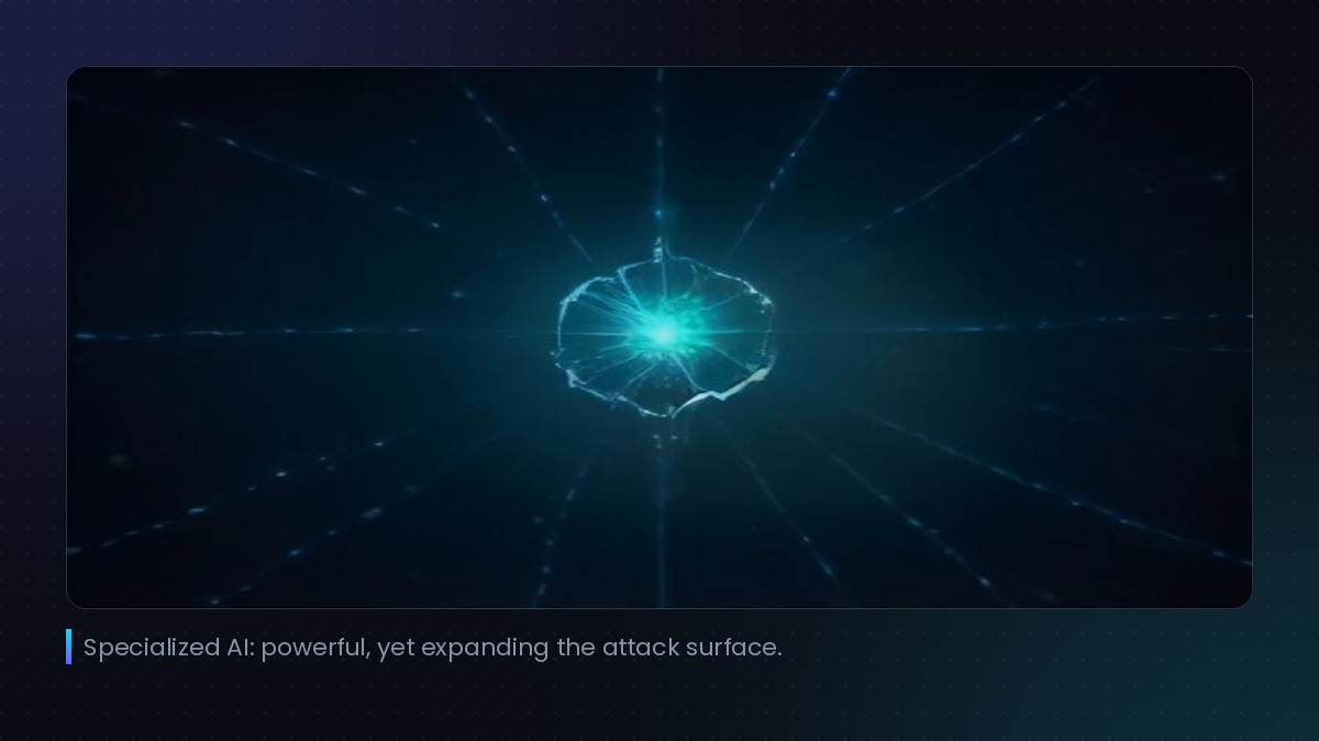 Specialized AI: powerful, yet expanding the attack surface.