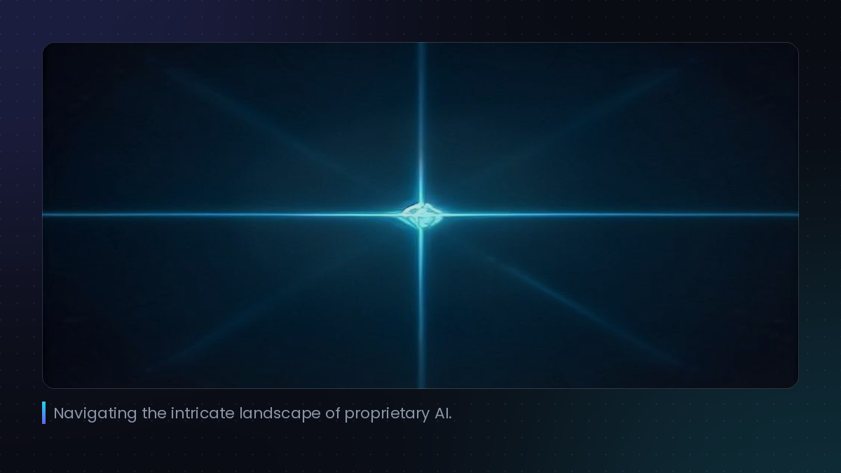 Navigating the intricate landscape of proprietary AI.
