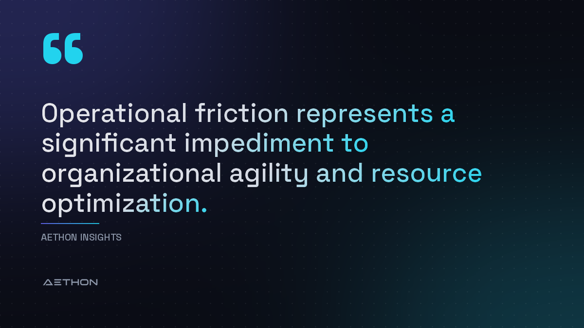 Operational friction represents a significant impediment to organizational agility and resource optimization.
