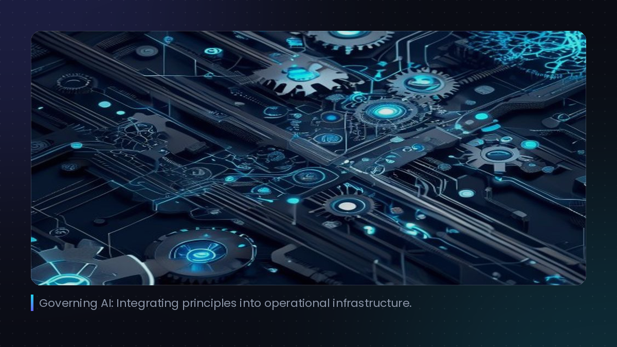 Governing AI: Integrating principles into operational infrastructure.