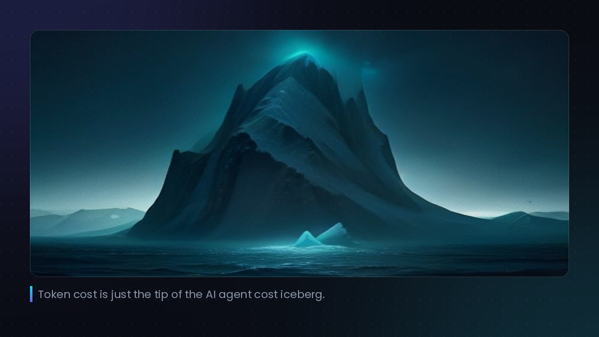 Token cost is just the tip of the AI agent cost iceberg.