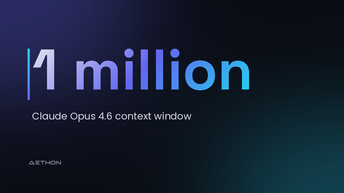 1 million — Claude Opus 4.6 context window