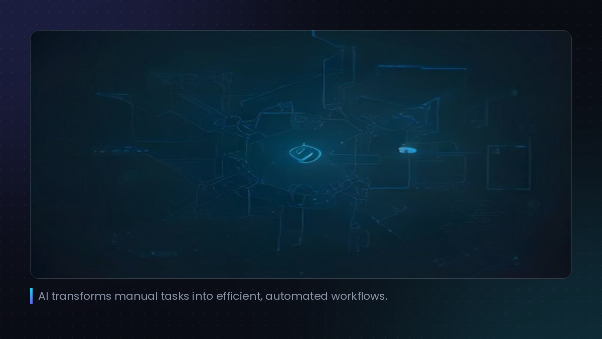 AI transforms manual tasks into efficient, automated workflows.
