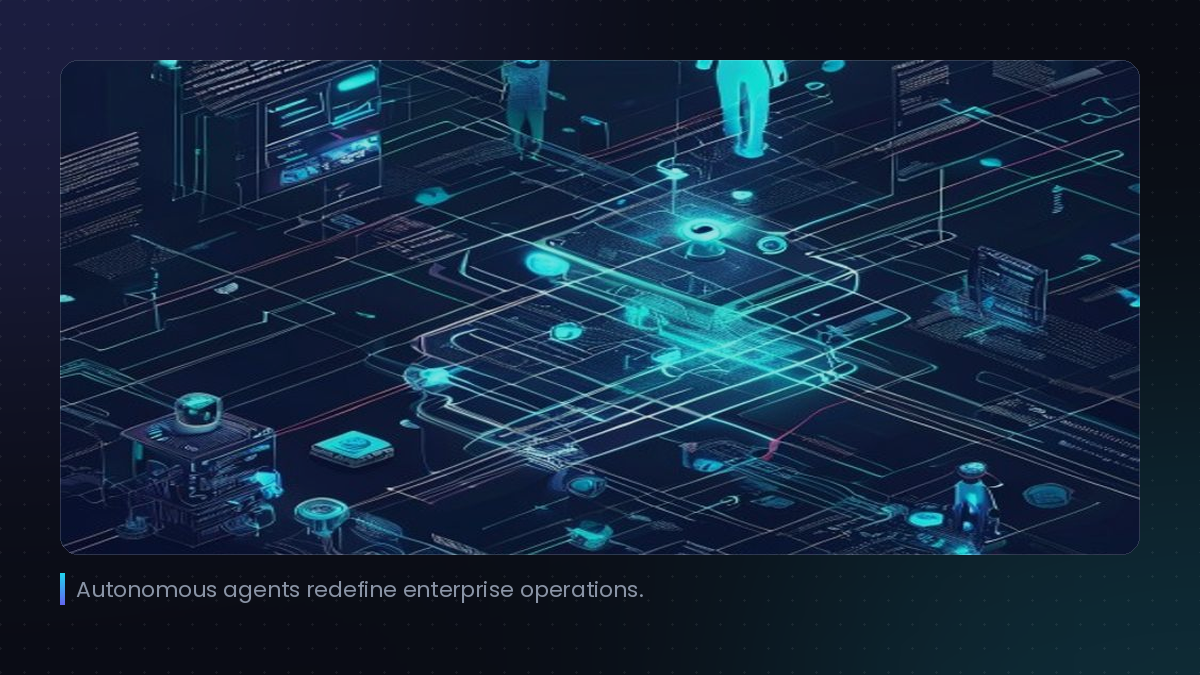 Autonomous agents redefine enterprise operations.