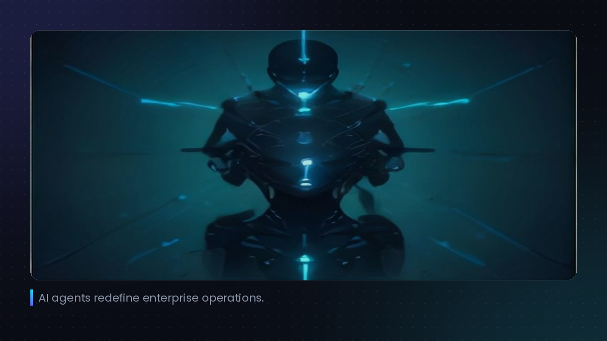 AI agents redefine enterprise operations.