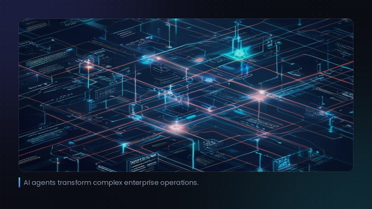 AI agents transform complex enterprise operations.