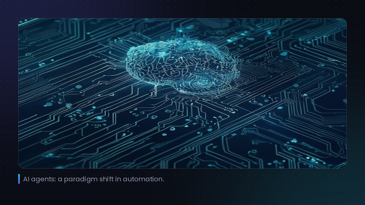 AI agents: a paradigm shift in automation.