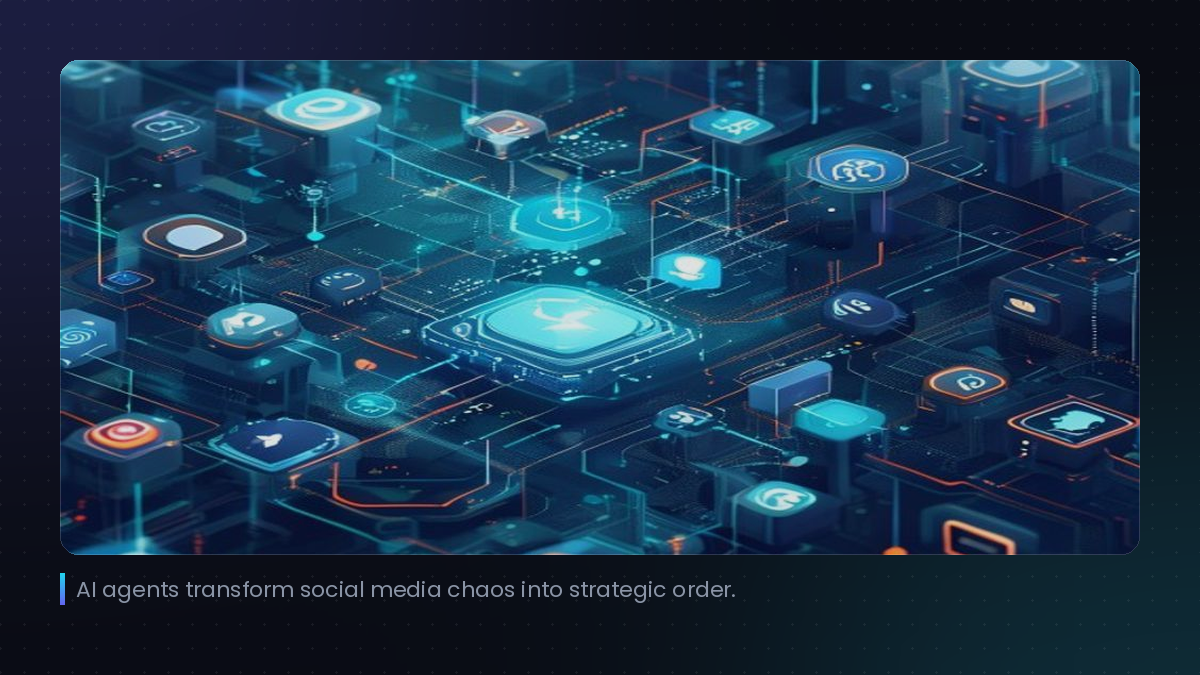 AI agents transform social media chaos into strategic order.