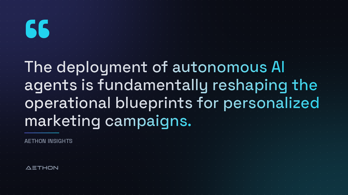 The deployment of autonomous AI agents is fundamentally reshaping the operational blueprints for personalized marketing campaigns.