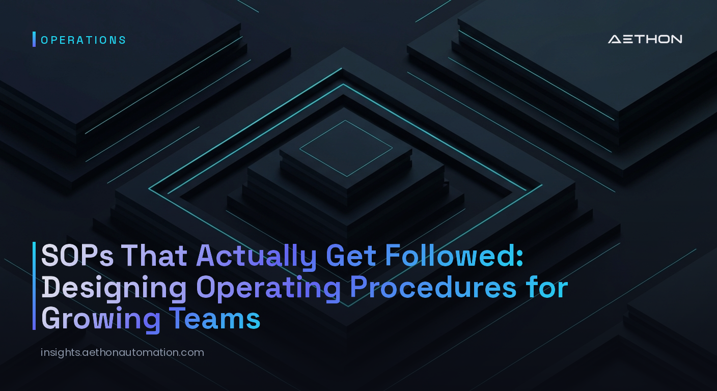 From Spreadsheets to Systems: When to Replace Manual Operations with Software